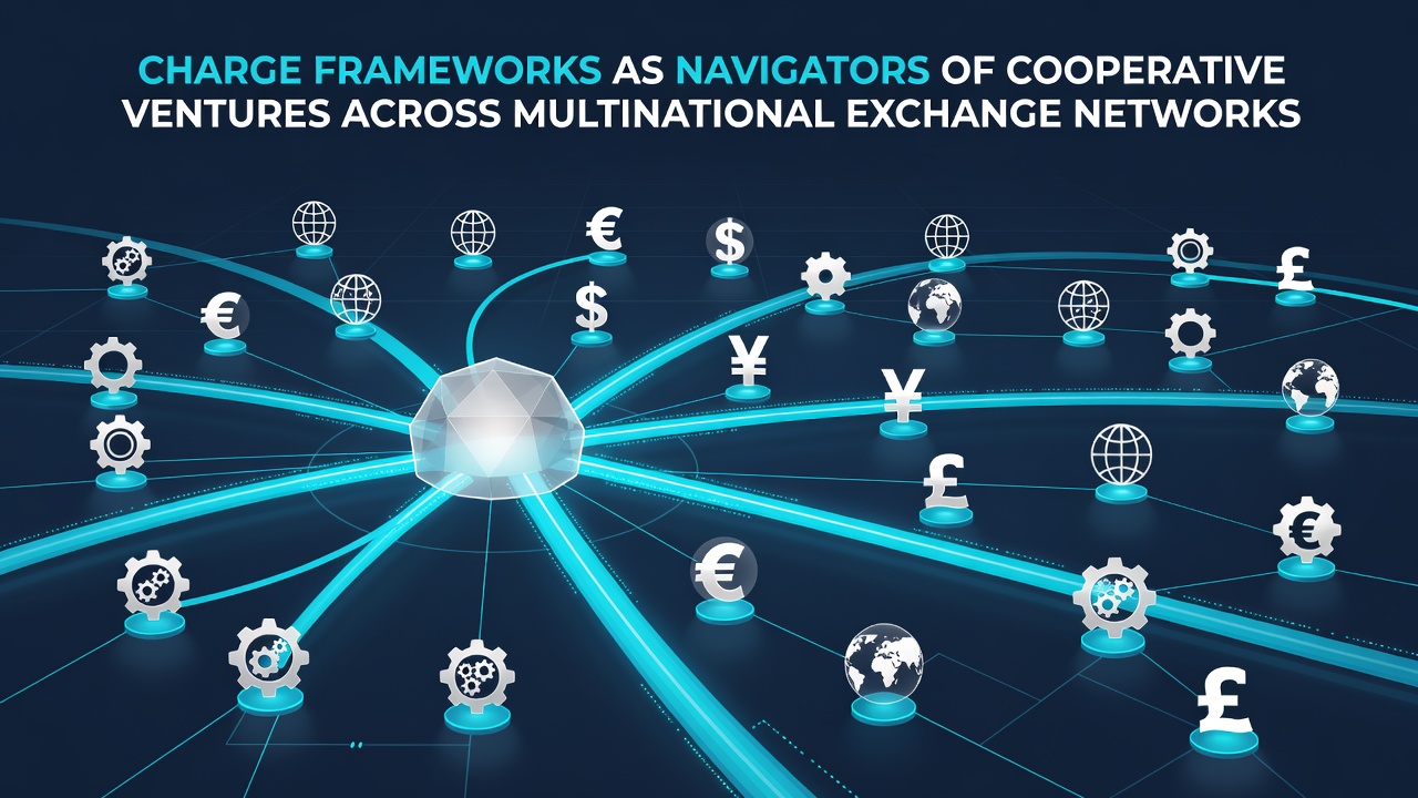 Flowchart showing regional charge framework applications across multinational trade networks